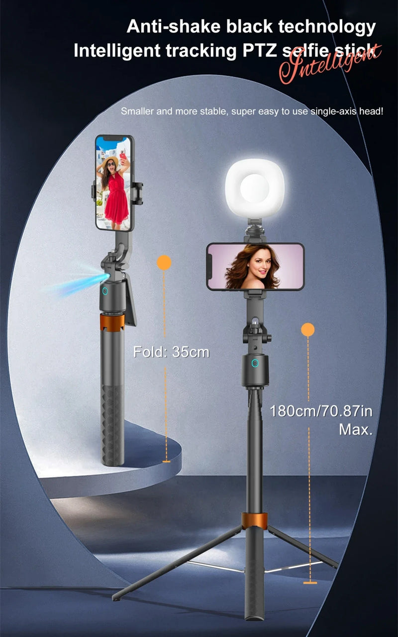 Facial Tracking Rotation Gimbal Selfie Stick