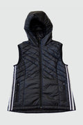 Powerstripe Eco-Friendly Down Hooded Vest