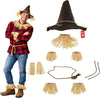Adult Scarecrow Costume Hat and Straw Kit