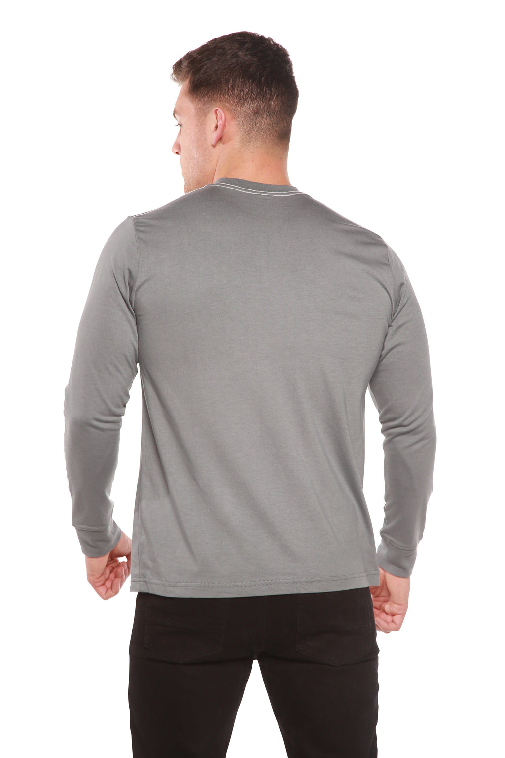 Men's Bamboo Viscose/Organic Cotton Long Sleeve T-Shirt